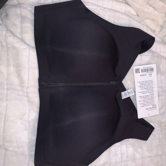 Lululemon Enlite Front Zip Bra- Solid Black NWT - Picture 2 of 6